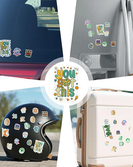 100PCS Mental Health Stickers Pack Matters Awareness Vinyl Waterproof Sticker for Teens Adults Aesthetic Decals Decorative Funny Car Decals Water Bottle Phone Birthday Gifts