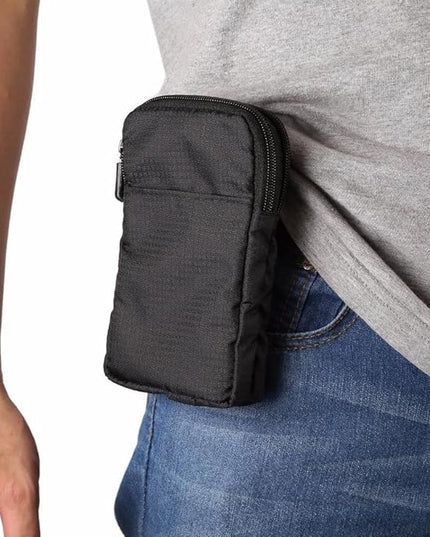 Universal Crossbody Cell Phone Purse Waist Pack Bag for Outdoor Sports Moblie Phone Carrying Cases Shoulder Belt Bag Pouch for iPhone 7 6/6S Plus Samsung Galaxy Phones Under 6.0'' from WaitingU