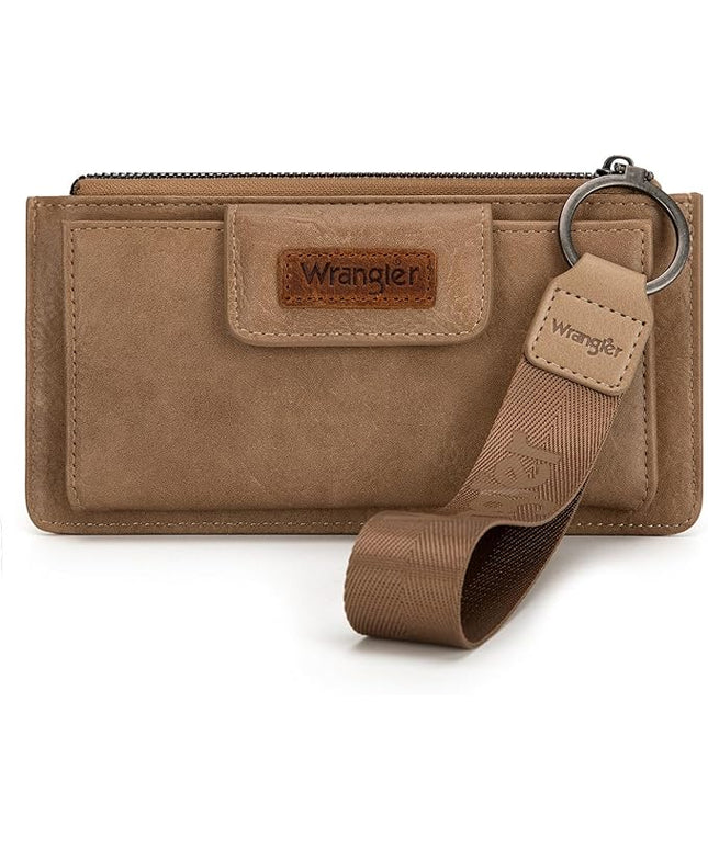 X Wrangler Wallet for Women Ladies Female Card Cases & Money Organizers Wristlet with Wallet Large Clutch with Coin Purse Smooth Zipper and Rfid Lining