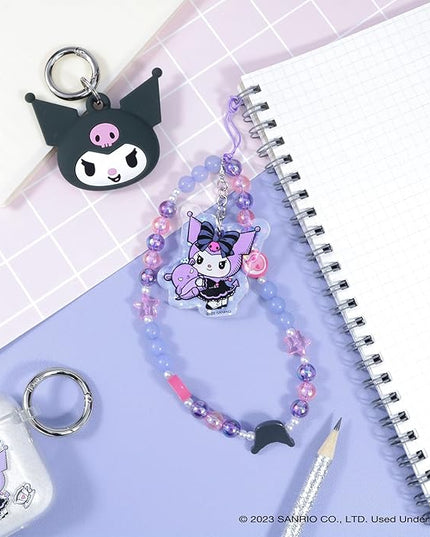 iFace Hello Kitty and Friends Beaded Wristlet Universal Phone Charm Strap - Cute Wrist Chain Lanyard Aesthetic Decor Strap for Cell Phone Camera Keys AirPods Keychains