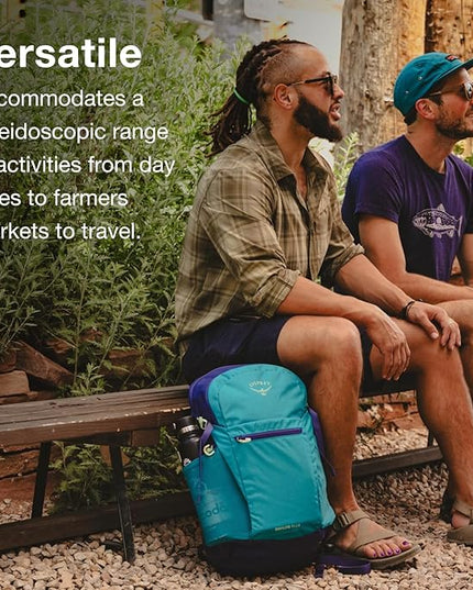 Osprey Daylite Plus Commuter Backpack - Lightweight, Everyday Pack with Laptop Sleeve and Water Bottle Pockets - Ideal for Work, School, and Travel with Storage, Tumbleweed Yellow/Tunnel Vision