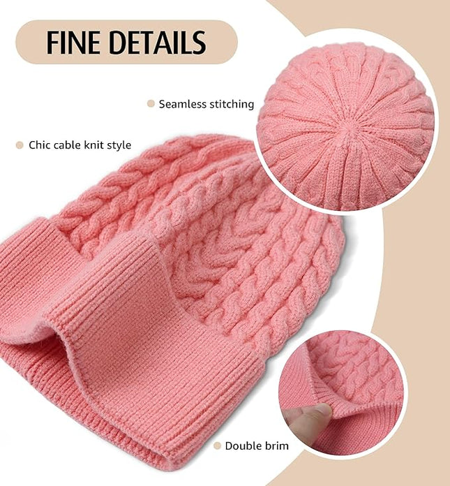 HiRui Knit Beanie Hats for Men Women Winter Hats Skull Caps Warm Classic Slouchy
