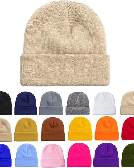 NPQQUAN Beanie for Men Women Winter Hats for Mens Beanie Cuffed Knit Beanies Skull Cap