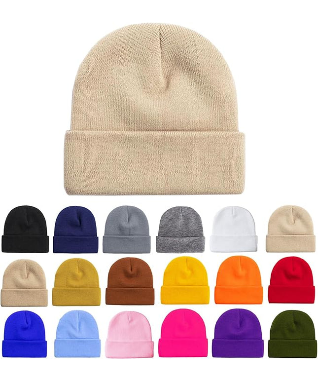 NPQQUAN Beanie for Men Women Winter Hats for Mens Beanie Cuffed Knit Beanies Skull Cap