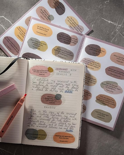 DiverseBee Motivational Bible Verse Stickers, 80pcs Inspirational Christian Stickers for Water Bottles Laptop Journaling, Jesus Faith Sticker Pack, Religious Christian Gifts for Women and Men (Faith)