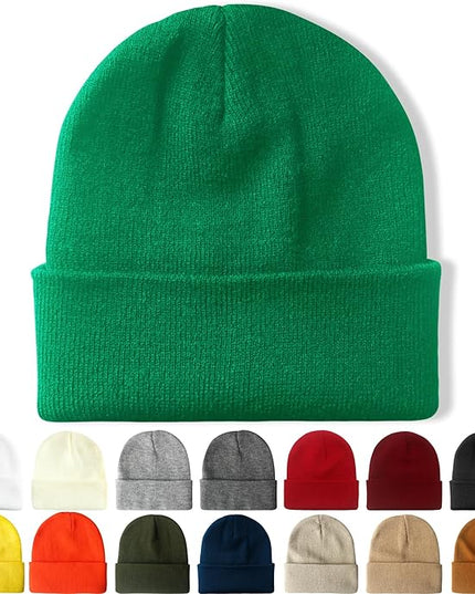 NPQQUAN Beanie for Men Women Winter Hats for Mens Beanie Cuffed Knit Beanies Skull Cap