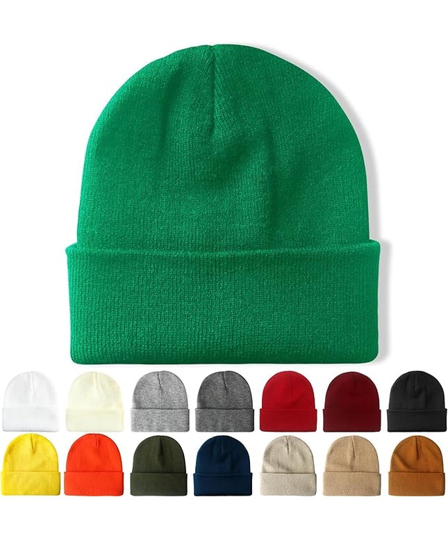 NPQQUAN Beanie for Men Women Winter Hats for Mens Beanie Cuffed Knit Beanies Skull Cap