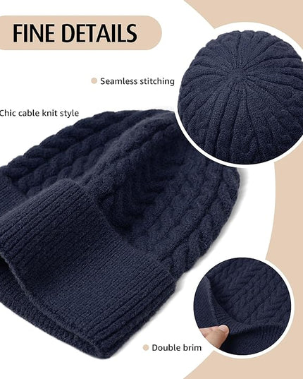 HiRui Knit Beanie Hats for Men Women Winter Hats Skull Caps Warm Classic Slouchy