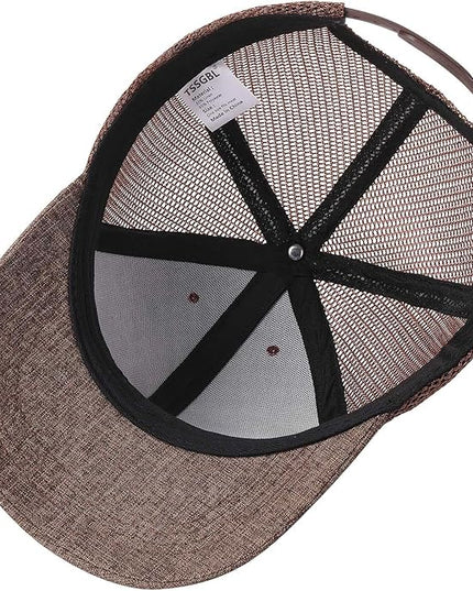 TSSGBL M, L, XL, XXL Snapback Trucker Hats Baseball Caps Adjustable Blank Mesh Back Ball Caps for Men Women