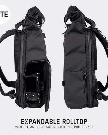 WANDRD PRVKE Lite: Weather-Resistant Travel & Camera Backpack with Laptop Sleeve, Quick Side Access, Clamshell Opening – Ideal Photography & Travel Bag