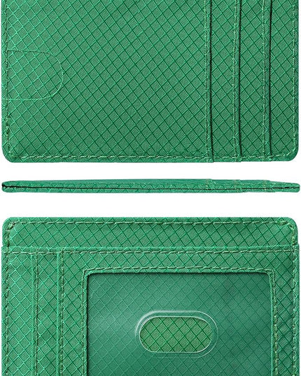 Artpaxy Slim Wallet for Men & Women, Minimalist Front Pocket Card Holder for Travel, RFID Blocking, Water Resistant Nylon Wallet for ID & Cash & Credit Card