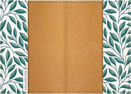 Passport Cover for Kids, Women and Men, Cute Travel Passport Holder (Leaf Pattern)