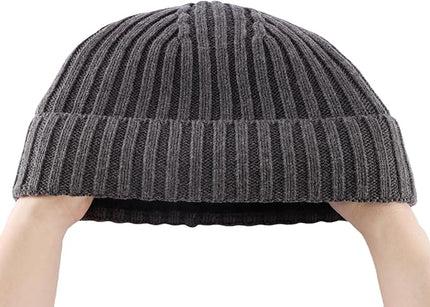 Connectyle Fleece Lined Cuffed Beanie Hat for Men Women Knitted Winter Wool Beanies Skull Cap Warm Watch Hat