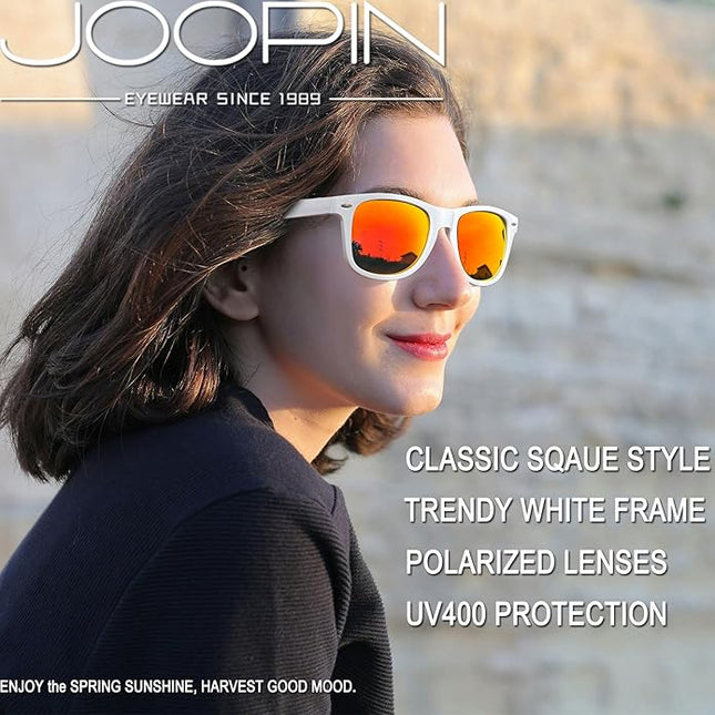 Joopin Square Sunglasses Polarized UV Protection Trendy Designer Sun Glasses Men Women