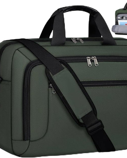 Laptop Bag 17.3 Inch Laptop Briefcase Large Waterproof Laptop Case for Men Women Business Office Work Computer Bag 17 Inch Adjustable Shoulder Messenger Bag, Green