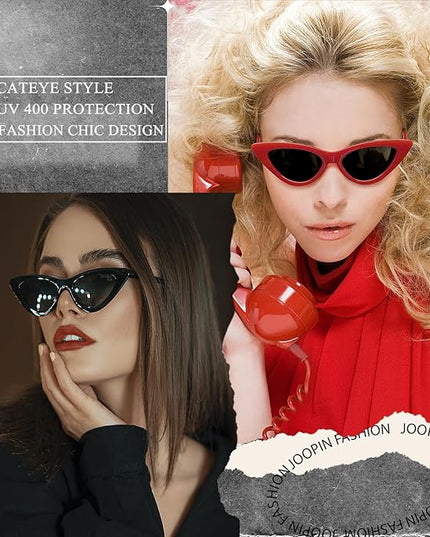 Joopin Polarized Cat Eye Sunglasses for Women Vintage Cateye Sun Glasses UV400 Protection