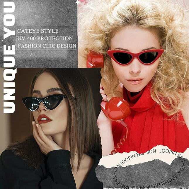 Joopin Polarized Cat Eye Sunglasses for Women Vintage Cateye Sun Glasses UV400 Protection