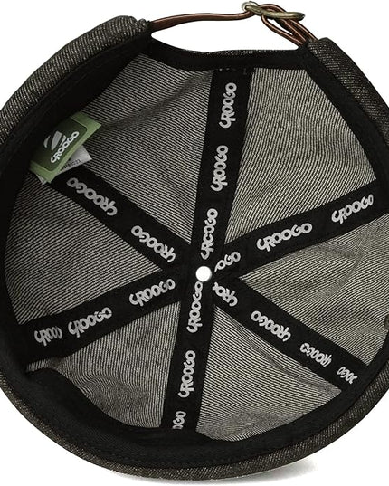 Croogo Denim Docker Hat Fashion Brimless Beanie Hat Retro Worker Skull Cap Rolled Cuff Sailor Cap Hip Hop Dancing Watch Cap