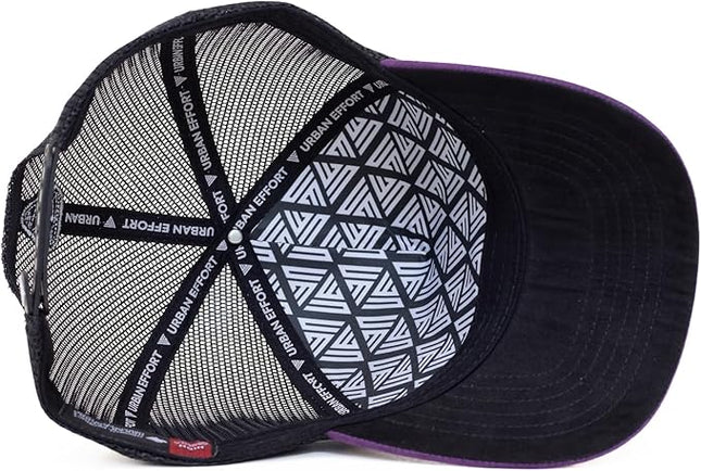Urban Effort Mesh Back Cap - for Men and Women Baseball Hat 5-Panel Trucker Hat - Great Snapback Closure for Hunting & Hiking
