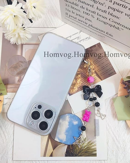 1-4PCS Cute Phone Charms Aesthetic Y2K Cell Phone Charms Strap Pink Strawberry Butterfly Star PhoneCharm Y2K Accessories for Bag Keychain Airpods Camera Pendants Decor