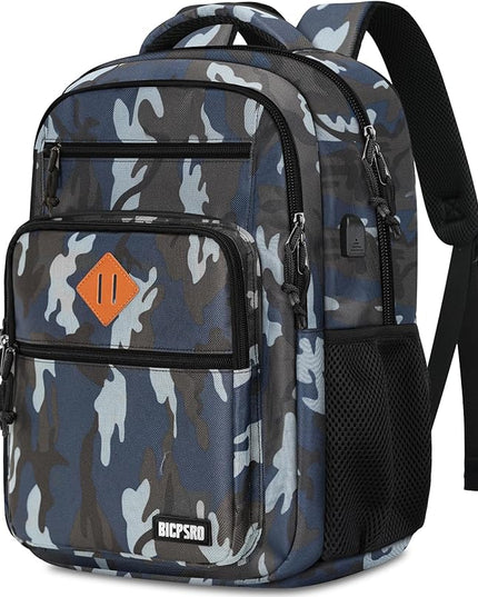 Classic Backpack for Men Women, School Backpack for Girls Boy Teens,15.6 Inch Laptop Bookbag with USB Charger for College High School Work Business Computer Book Bag,mochilas para hombres