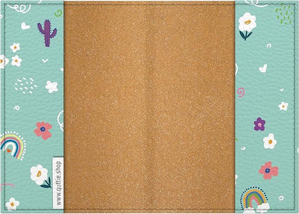 Passport Cover for Kids, Women and Men, Cute Travel Passport Holder (Doodle Lama)