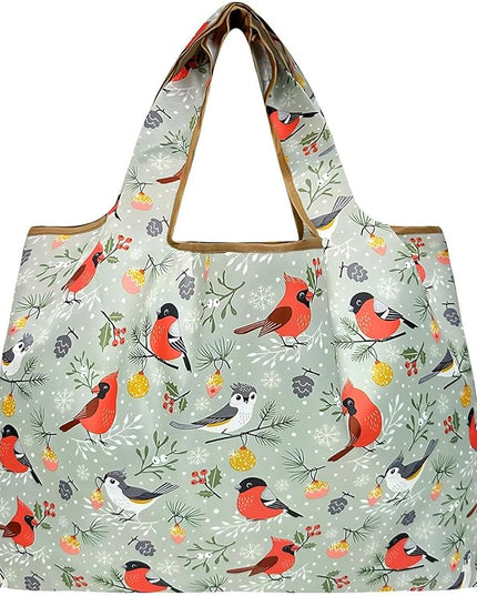 allydrew Large Foldable Tote Nylon Reusable Grocery Bags