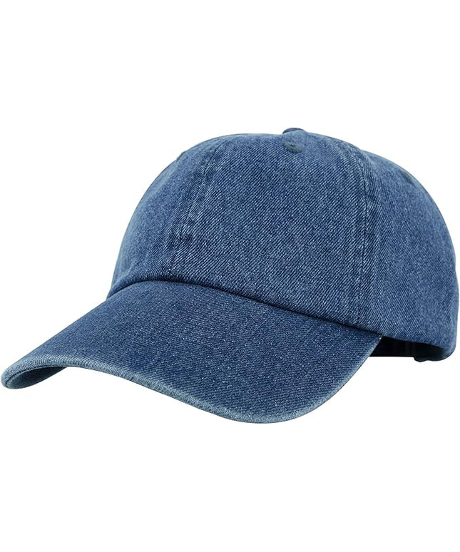 Gelante Baseball Cap Dad Hat 100% Cotton Polo Style Plain Blank Adjustable Size.