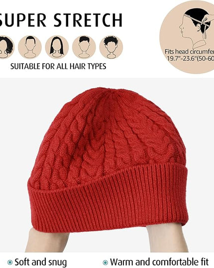 HiRui Knit Beanie Hats for Men Women Winter Hats Skull Caps Warm Classic Slouchy