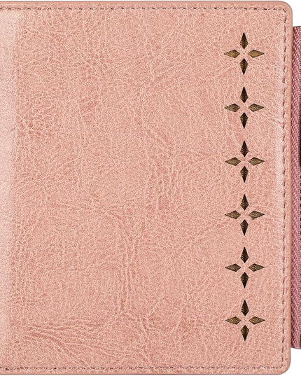Lavemi Ultra Thin Small Compact Leather Womens Girls Wallets RFID Blocking Credit Card Holder for Women