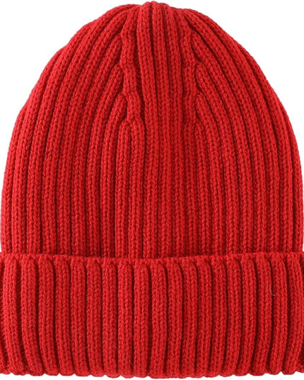 Connectyle Fleece Lined Cuffed Beanie Hat for Men Women Knitted Winter Wool Beanies Skull Cap Warm Watch Hat