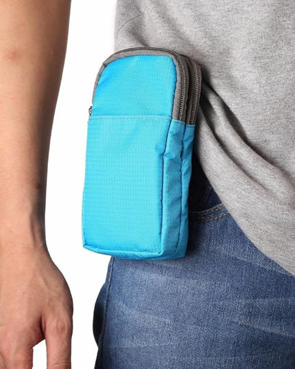 Universal Crossbody Cell Phone Purse Waist Pack Bag for Outdoor Sports Moblie Phone Carrying Cases Shoulder Belt Bag Pouch for iPhone 7 6/6S Plus Samsung Galaxy Phones Under 6.0'' from WaitingU