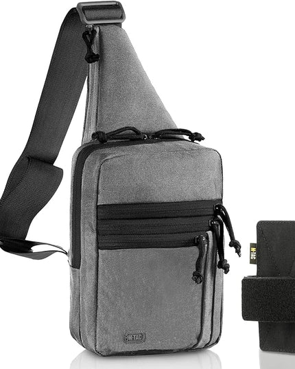 M-Tac CCW Sling Bag for Men & Women - EDC Shoulder Bag Tactical - Crossbody Concealed Carry Bag - Mens Chest Pack