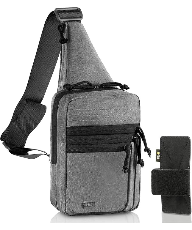 M-Tac CCW Sling Bag for Men & Women - EDC Shoulder Bag Tactical - Crossbody Concealed Carry Bag - Mens Chest Pack