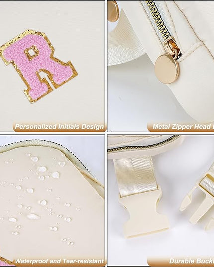 Uygafly Personalized Anniversary Wife's Birthday Gifts,Mothers Day Gifts for Women Wife,Wife Gifts from Husband,Cool Birthday Gifts for Wife,Belt Bag Waist Packs for Women Girls | Cream,R