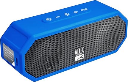 Altec Lansing LifeJacket H2O 4 - Waterproof Bluetooth Speaker, Durable & Portable Speaker with Voice Assistant, 10 Hour Battery Life & 100 Foot Range, Royal Blue