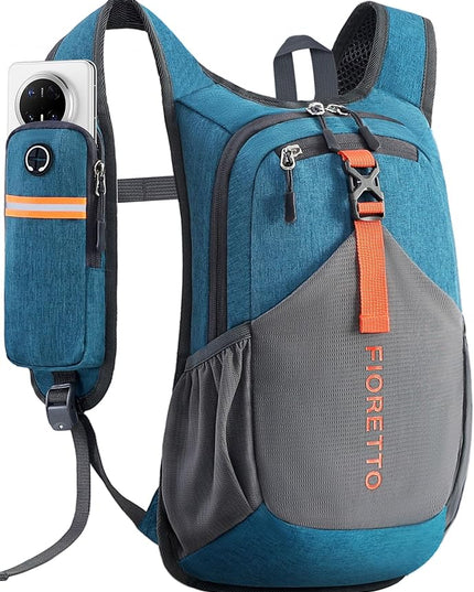 FIORETTO 10L Hiking Backpack for Women Men Mini Packable Backpack Lightweight Small Daypack for Camping Travel Outdoor, Turquoise