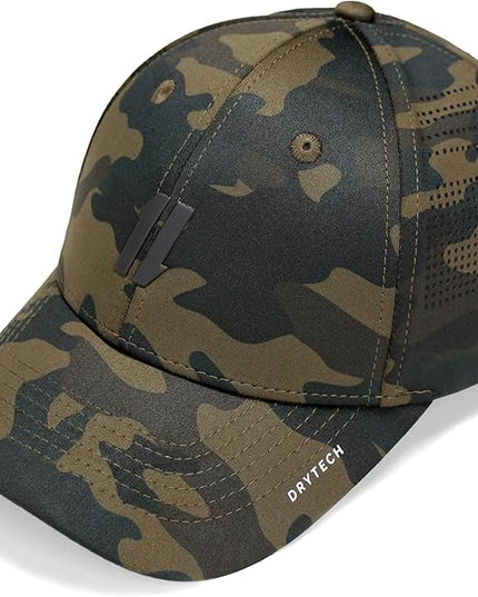 Gym Baseball Hats for Men by King & Fifth | Baseball Hat with Low Profile & Stylish Fabric + Workout Hat + Baseball Caps