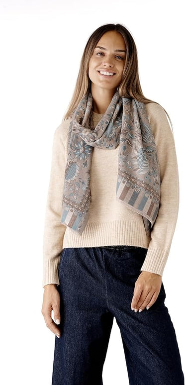 Scarf for Women Spanish Design Elegant Long Shawl Scarves for Summer Fall