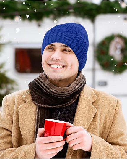 HiRui Knit Beanie for Men Women Kids, Winter Hats Warm Classic Daily Skull Caps