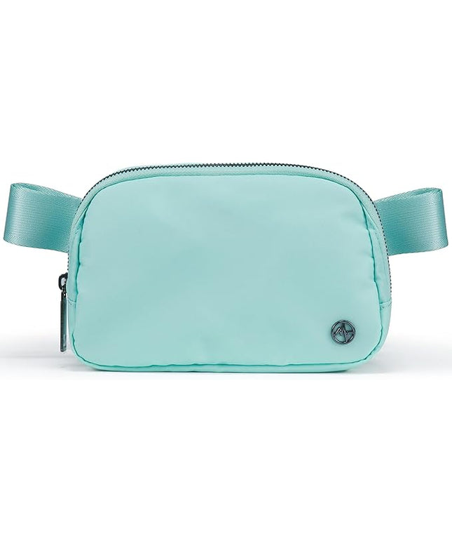 Pander Belt Bag for Women, Fashion Waist Packs, Crossbody Bags, Everywhere Belt Bag with Adjustable Strap (Pale Turquoise).