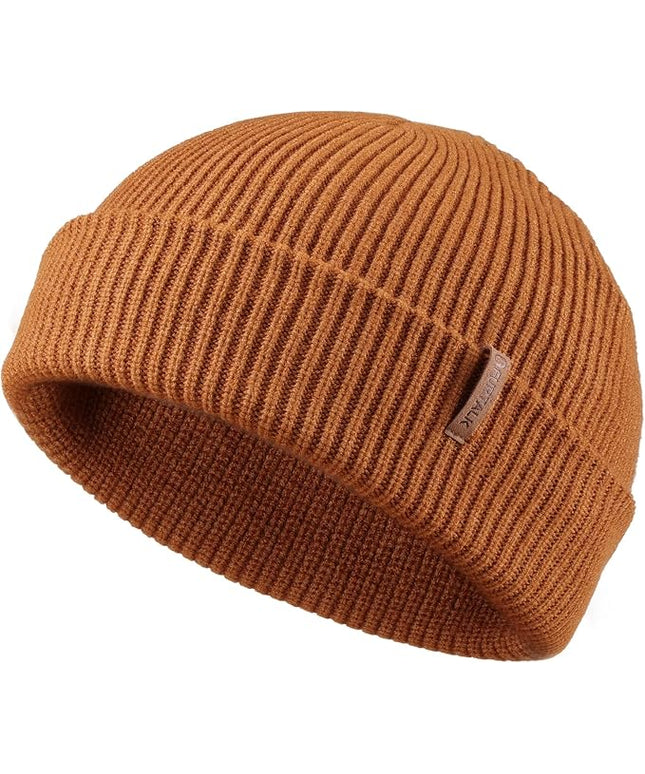 FURTALK Fisherman Beanie for Men Women 2 Styles Cuffless or Cuffed Knitted Unisex Winter Hat Outdoor All-Day Warmth