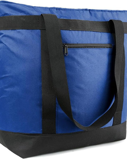 BeeGreen Cooler Bag Soft Leakproof Insulated Tote with Zipper for Beach Travel Grocery