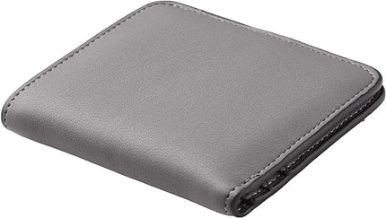 Toughergun Women’s Small Slim Leather Wallet with RFID Protection, Compact Bifold Mini Purse with Clear ID Window