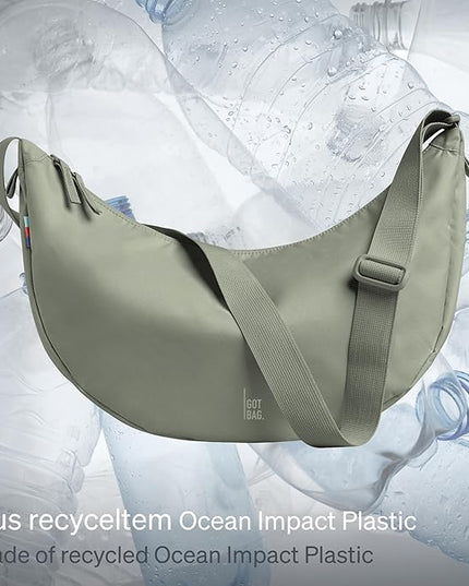 GOT BAG - Moon Bag with Adjustable Strap, Eco-Conscious Bag Made of Recycled Ocean Impact Plastic