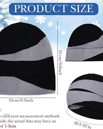 Yahenda 48 Pack Knit Beanies Hats Winter Beanie Hats Warm Knitted Cuffed Skull Cozy Cap for Men Women Unisex
