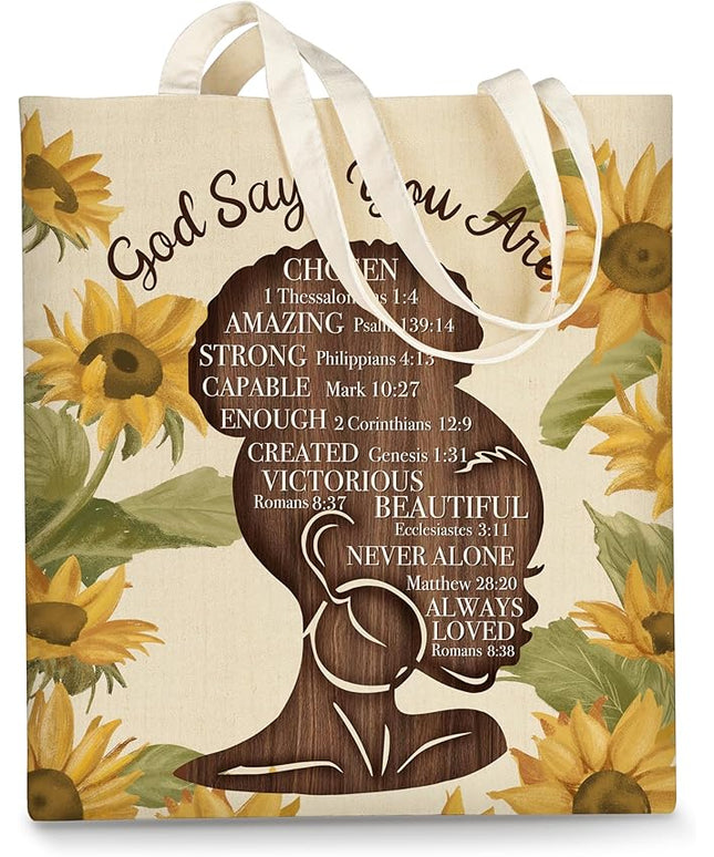 AUSVKAI Canvas Tote Bag for Women, Aesthetic Cute Grocery Grocery Reusable Cotton Gift Bag for Shooping Beach Trendy Gifts