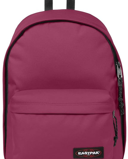 EASTPAK Out Of Office – 31L Backpack with Dual Compartments, 16” Laptop Sleeve, Security Pocket, Bottle Holder & Air Mesh Straps, Wine Burgundy