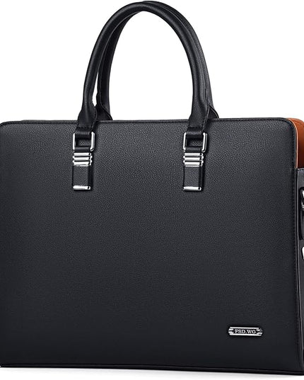 FSD.WG]Business Bag Leather Briefcase Shoulder Laptop Business Bag for Men