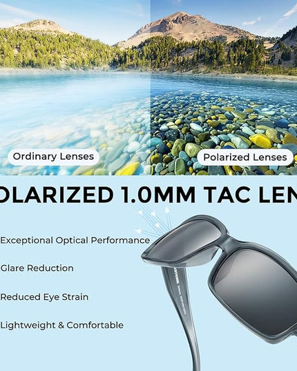 KastKing Skidaway Polarized Sport Sunglasses for Men and Women,Ideal for Driving Fishing Cycling and Running,UV Protection